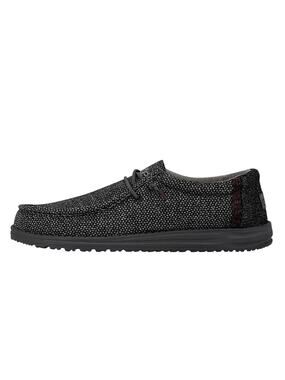 NWT HEYDUDE Men's Wally Herringbone Loafers Grey 7